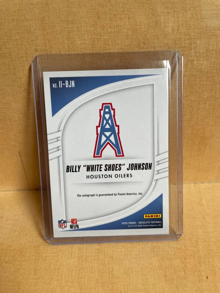 2025 Absolute Football Billy Johnson Iconic ink /199 - Bild 2 von 2