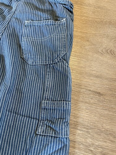 Vintage OshKosh Overalls Vestbak Bibs Pinstripe Railroad Hickory Stripe Sz 5 NWT - Picture 13 of 15