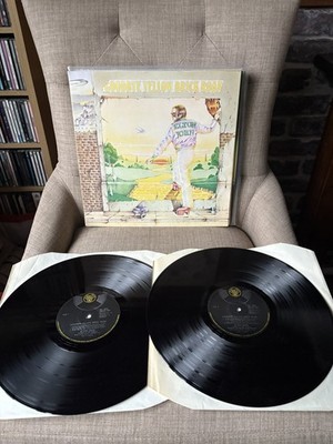 ELTON JOHN - Goodbye Yellow Brick Rd 1973 UK  ORIG TRI-FOLD 2 X LP. RED VINYL! 