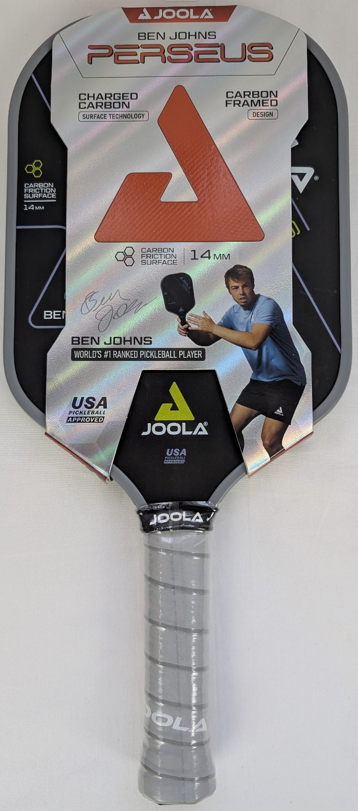 Joola Ben Johns Perseus 14mm Pickle Ball Paddle Racket Brand New