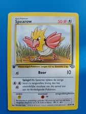 1. Edition Niederländisches Pokémon TCG - Dschungel Set - Speerau Karte - 62/64