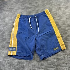 VINTAGE Polo Sport Ralph Lauren Swim Trunks Mens Medium Colorblock Bathing Suit