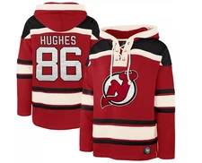 NHL #86 New Jersey Devils '47 Hockey Lacer Hoodie New Mens Big & Tall Sizes $150
