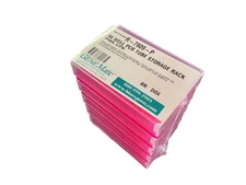 GENEMATE 96-Well PCR Tube Storage Racks Pink Polypropylene R-7909-P (5/cs)
