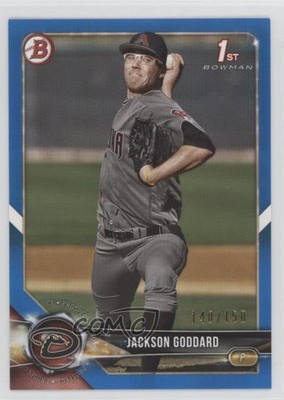 2018 Bowman Draft Blue 140/150 Jackson Goddard #BD-147 1u6