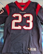 NFL Nike Elite Houston Texans Arian Foster Authentic Navy Football Jersey, Sz 44