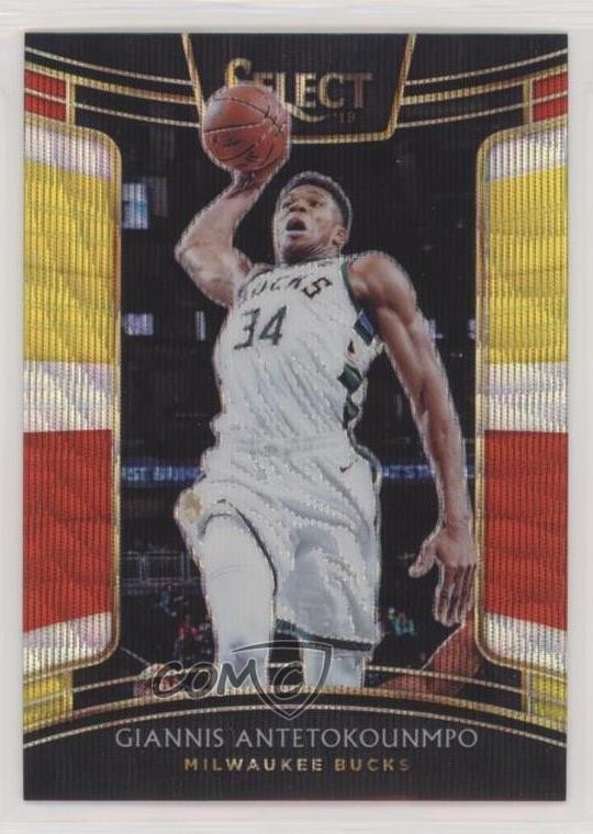 2018-19 Panini Select Concourse Tri-Color Prizm Giannis Antetokounmpo #13 nd3