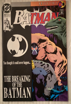 BATMAN #497 VOL. 1 HIGH GRADE DC COMIC Breaking the Batman