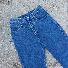 Rocky Mountain 80s High Rise Mom Jeans Size 9 (28x32) Medium Wash Bareback VTG
