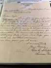 1900 Letter to A W McDonald Cmdr Laurel Brigade About Confederate Monument