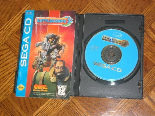 Sega CD Battle Corps with Manual Tested Working