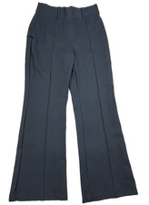 Quince Ultra Stretch Ponte Flare Leg Pants Womens Medium Navy Trousers 30x31