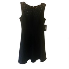 Lulus According To Love Skater Dress Size XS Black NWT