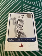 2001 Fleer Greats of the Game - Johnny Mize #14 - FREE SHIPPING