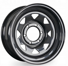 4X RUOTA ACCIAIO 17X8 6X114,3 OFFSET 0 per NISSAN D40 PATHFINDER R51 2010-  