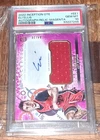 2022-23 ToppsInception OTE Eli Ellis MagentaGameWornRelicAuto #d/30 PSA 10 POP 1