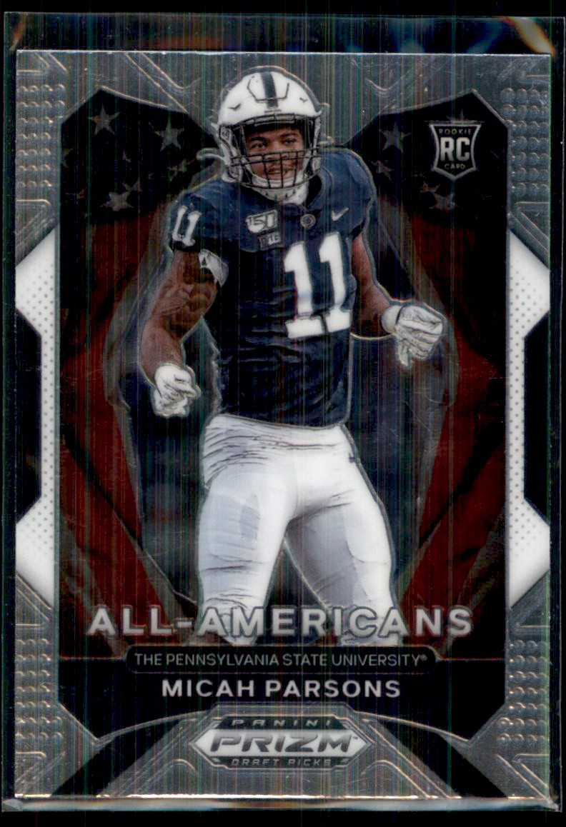2021 Panini Prizm Draft Picks Collegiate Micah Parsons RC Penn State Nittany