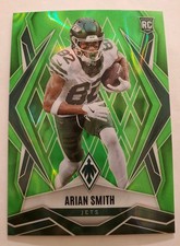 Arian Smith 2025 Panini Phoenix Green Seismic Rookie Card 228 Serialized 161/225