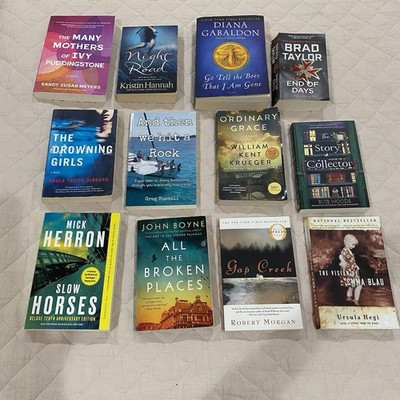 Lot Of 12 Popular Fiction Novels Contemporary Best Sellers Paperback