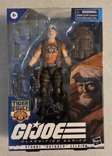 New ListingG.I. Joe Classified Stuart Outback Selkirk Tiger Force 6" Figure #39 NEW Hasbro