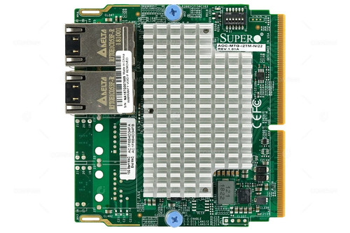 Supermicro AOC MTG I2TM NI22 SIOM 2 port 10GBase T Intel X550 + Full Warranty Supermicro AOC MTG I2TM NI22 SIOM 2 port 10GBase T Intel X550 + Full Warranty