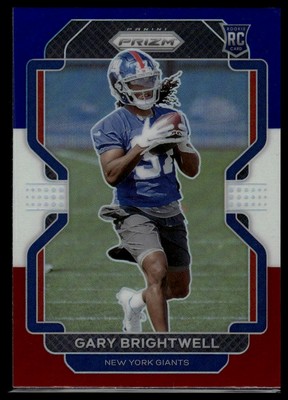 2021 Panini Prizm #400 Gary Brightwell Red White and Blue Prizm Rookie