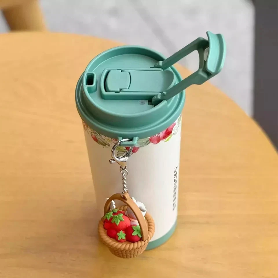 New 2025 China Starbucks Strawberry Rabbit 16oz SS Double Drink Tumbler Cup - Image 4 of 4