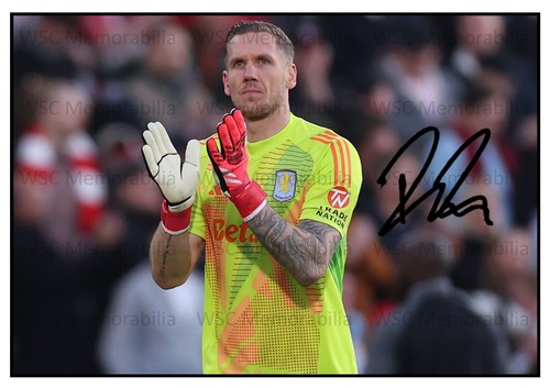 10985. Robin Olsen Signed Pictures (A4 Prints) Villa Sheff Utd Everton Roma etc.