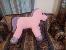 Large Unicorn Plush 30 Pink Purple Stuffed Animal Plush Toy Pillow Soft