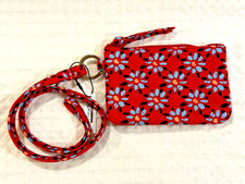 Vera Bradley Zip ID with Lanyard in Venetian Flowers great gift idea