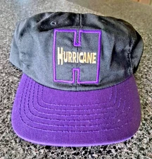 HURRICANE - PURPLE AND BLACK BASEBALL CAP