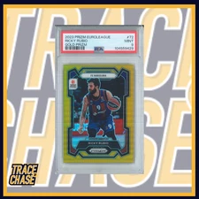 2023-24 Panini Prizm Euroleague Basketball Ricky Rubio Gold 6/10 PSA9 #72