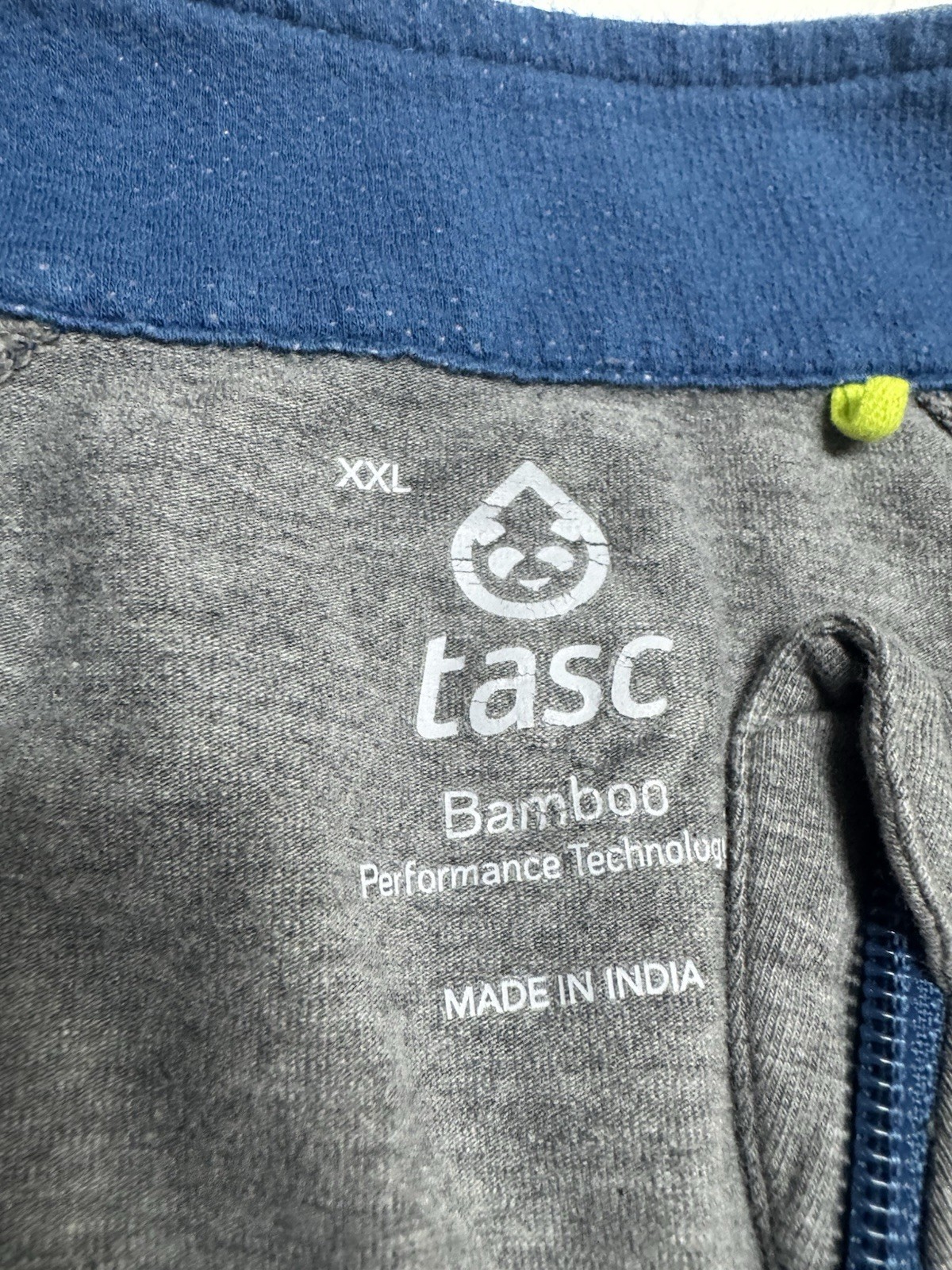 TASC Performance Grey 1/4 Zip Pullover Bamboo Men… - image 2