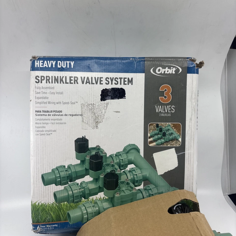 Orbit 57253 3-Valve Heavy Duty Preassembled Manifold - Image 2 of 4