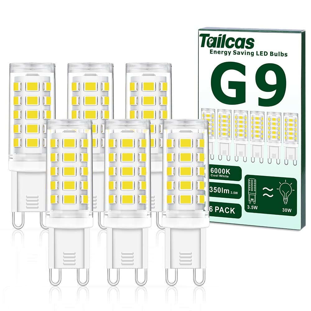 Ampoules G9 LED Anti Scintillement pour Éclairage Intérieur G9 6000K