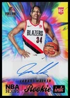 Jabari Walker 2022-23 Hoops Rookie Ink #RI-JBW AU Portland Trail Blazers