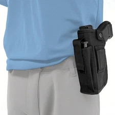 Gun Holster with Laser/Light IWB/OWB Concealed Carry Pistols Holster w/Mag Pouch