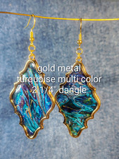 Multicolored dangle earrings