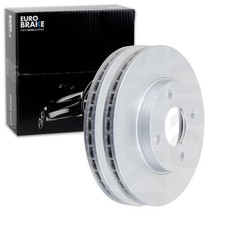 2X EUROBRAKE BREMSSCHEIBEN 258mm BELÜFTET VORNE PASSEND FÜR FORD FIESTA FOCUS