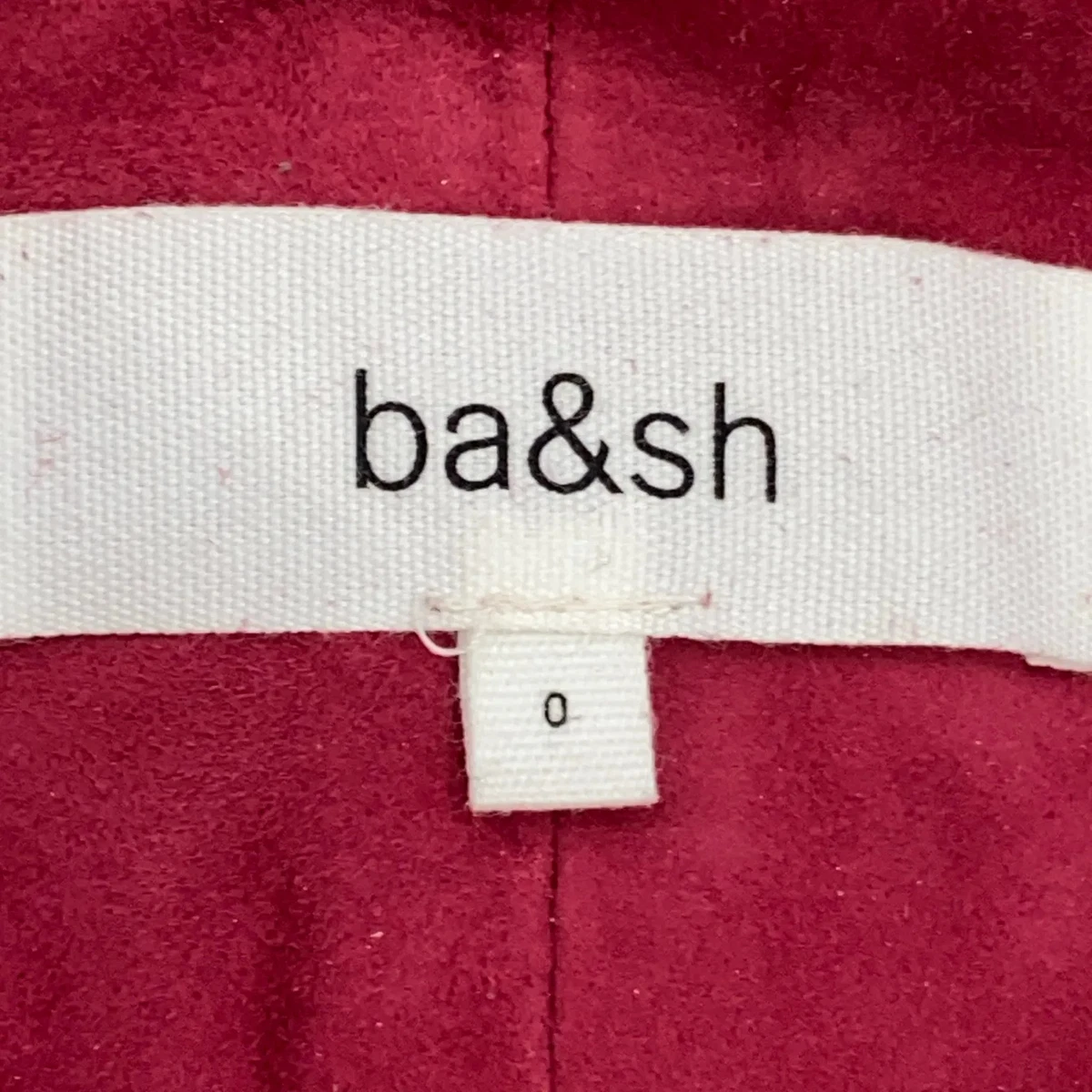 Ba&sh, Wickelrock, Größe: XS, Rot, Leder, Einfarbig, Damen #QqH