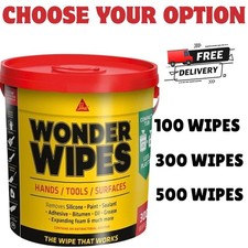 Sika Everbuild Wonder Wipes Heavy Duty Trade Cleaning Hands Tools Surface Paint