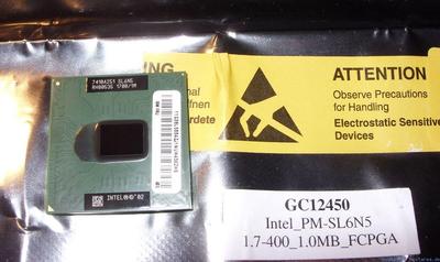 Intel Pentium M, Socket 479, FSB 400, 1.7GHz, 1MB L2, Banias, SL6N5 New Product!!