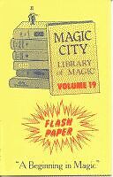 LIBRO DE PAPEL FLASH #19 Libro de trucos de magia efectos ilusión de llama de fuego - Imagen 1 de 1