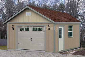 16 ft x 24 ft Garden Storage Shed Structure / Car Garage ...