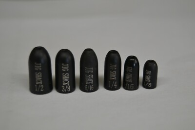 JIG SHACK TUNGSTEN WORM WEIGHTS 10 packs, ALL SIZES!!!