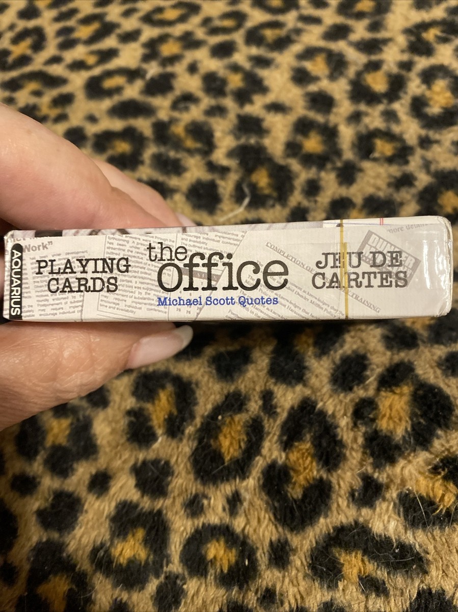 Deck Of Playing Cards The Office Michael Scott Quotes Playing