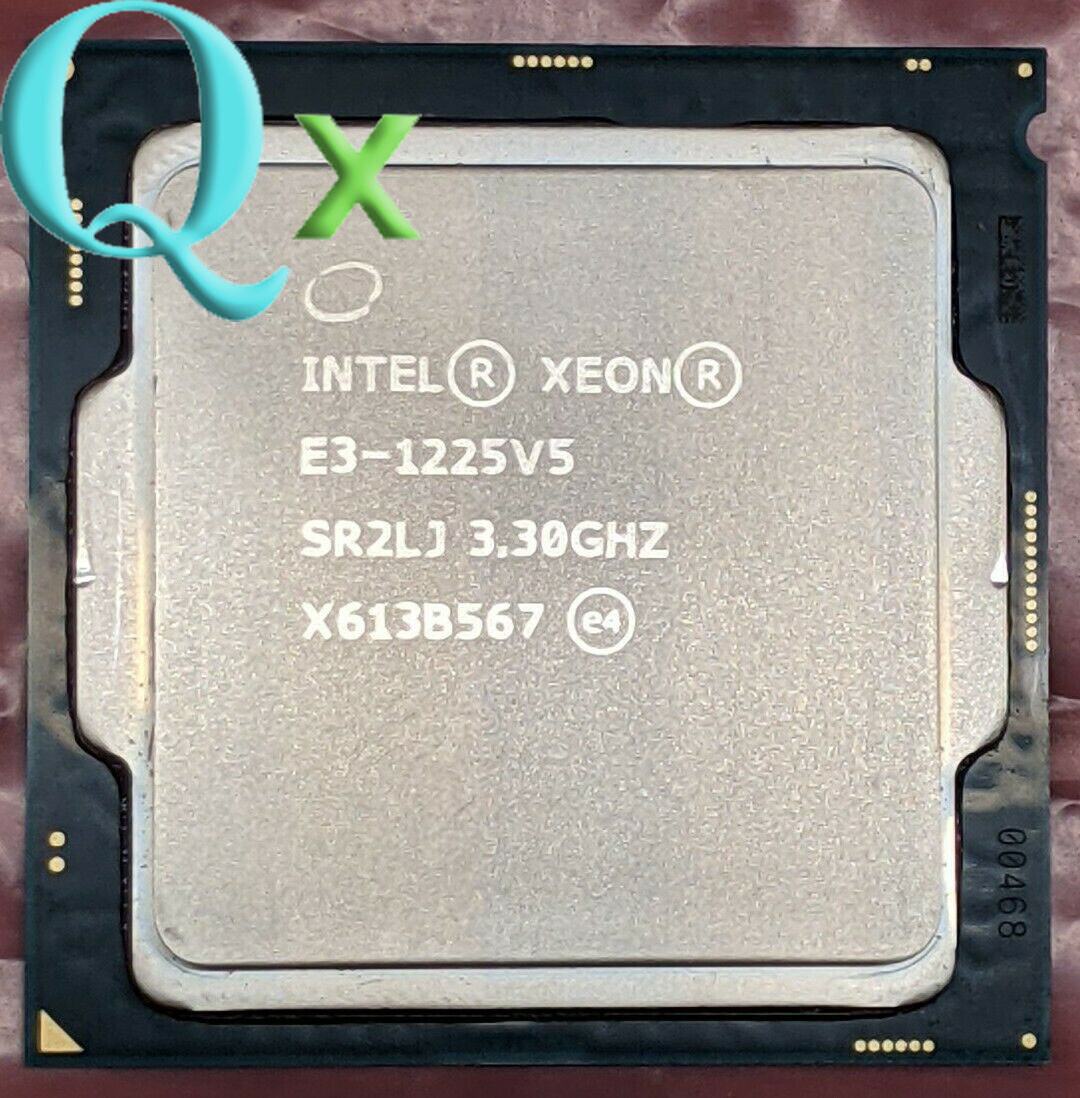 Intel Xeon E3-1225 V5 LGA1151 CPU Processor Quad Core 3.3