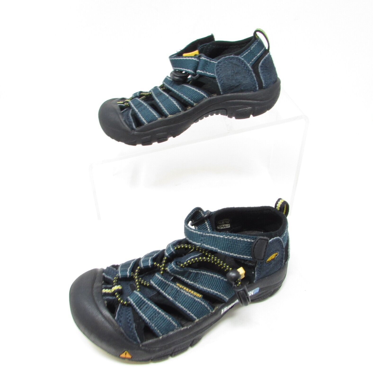 Sandali Keen blu impermeabili per bambini taglia 12 regolabili escursionismo outdoor tacco 1"