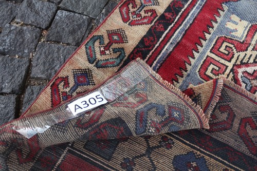 Turkish Antique rug Bohemian Area rug Oushak rug Vintage Rug Handmade wool rug - Picture 10 of 10