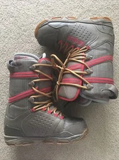 Thirty Two 32 Prospect Mens 11 Snowboarding Boots Brown Red Level 2 Liners